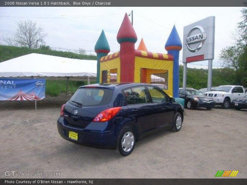 Blue Onyx / Charcoal 2008 Nissan Versa 1.8 S Hatchback