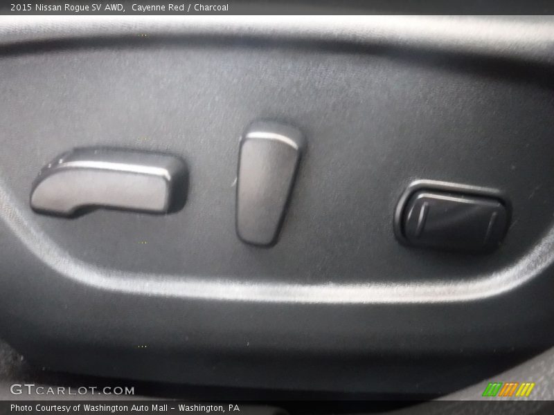 Cayenne Red / Charcoal 2015 Nissan Rogue SV AWD