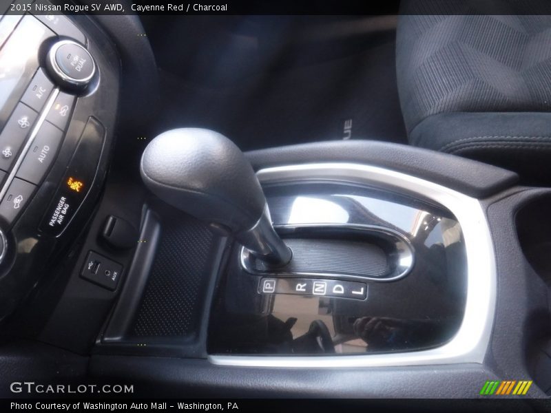Cayenne Red / Charcoal 2015 Nissan Rogue SV AWD