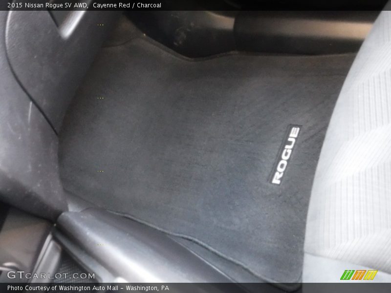 Cayenne Red / Charcoal 2015 Nissan Rogue SV AWD