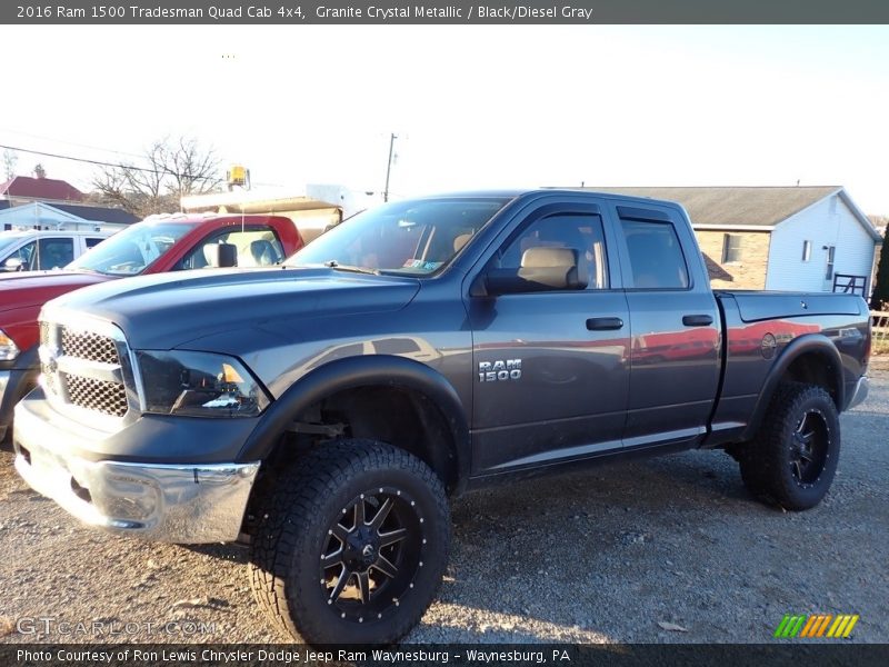 Granite Crystal Metallic / Black/Diesel Gray 2016 Ram 1500 Tradesman Quad Cab 4x4