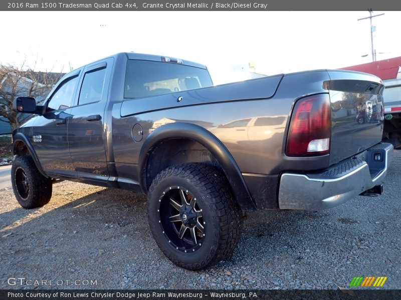 Granite Crystal Metallic / Black/Diesel Gray 2016 Ram 1500 Tradesman Quad Cab 4x4