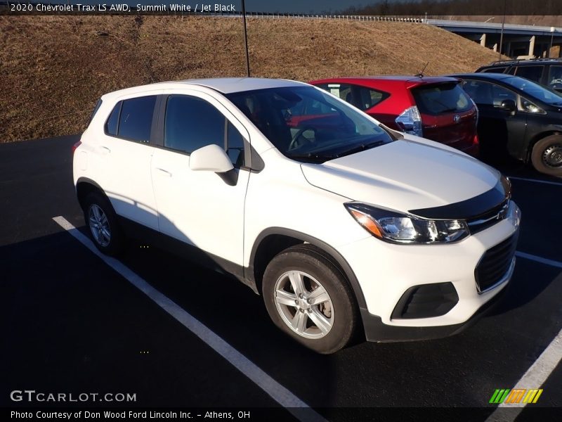 Summit White / Jet Black 2020 Chevrolet Trax LS AWD