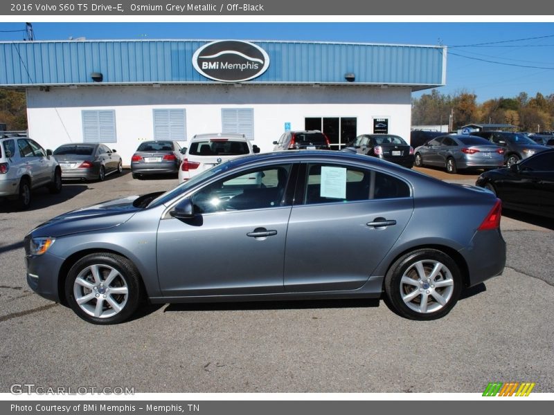 Osmium Grey Metallic / Off-Black 2016 Volvo S60 T5 Drive-E