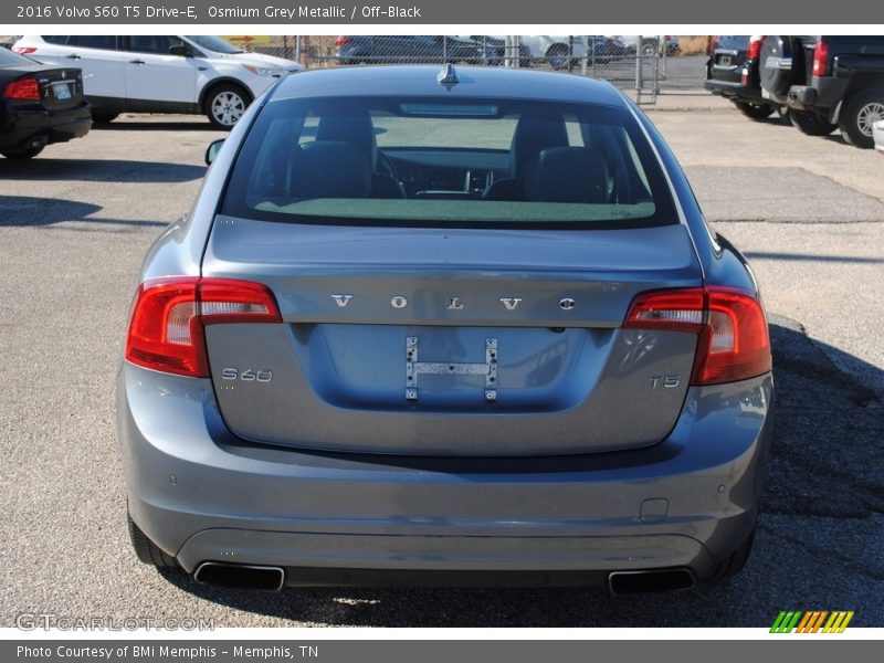 Osmium Grey Metallic / Off-Black 2016 Volvo S60 T5 Drive-E