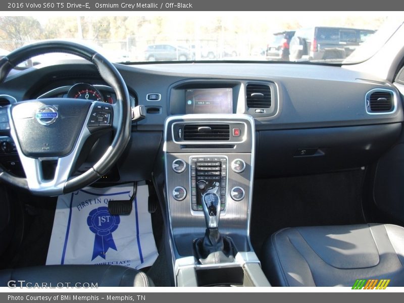 Osmium Grey Metallic / Off-Black 2016 Volvo S60 T5 Drive-E