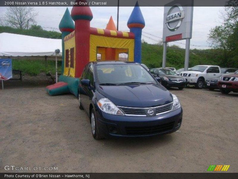 Blue Onyx / Charcoal 2008 Nissan Versa 1.8 S Hatchback