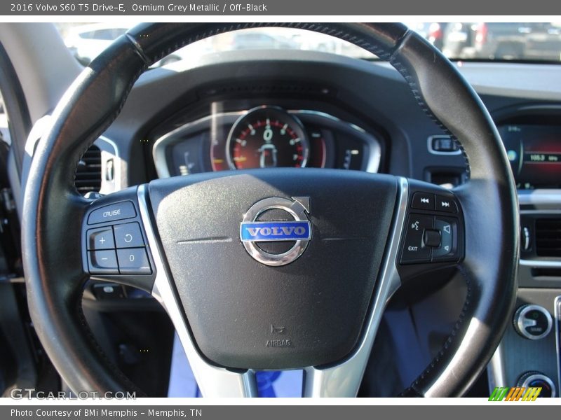 Osmium Grey Metallic / Off-Black 2016 Volvo S60 T5 Drive-E