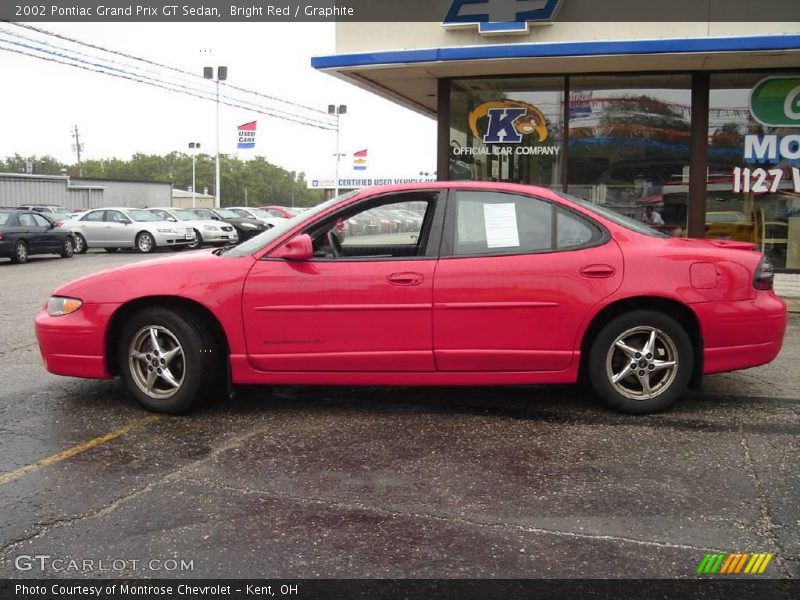 Bright Red / Graphite 2002 Pontiac Grand Prix GT Sedan