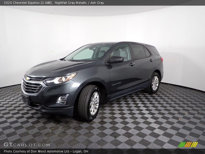 Nightfall Gray Metallic / Ash Gray 2020 Chevrolet Equinox LS AWD