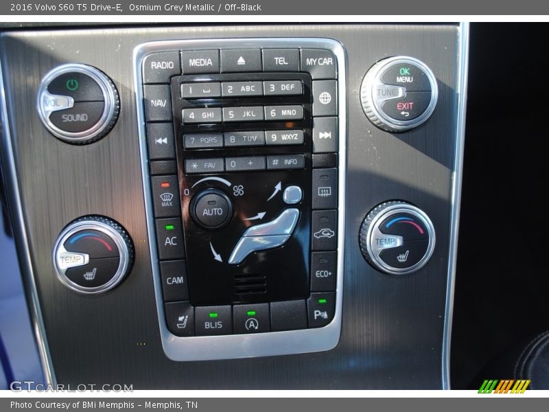Osmium Grey Metallic / Off-Black 2016 Volvo S60 T5 Drive-E