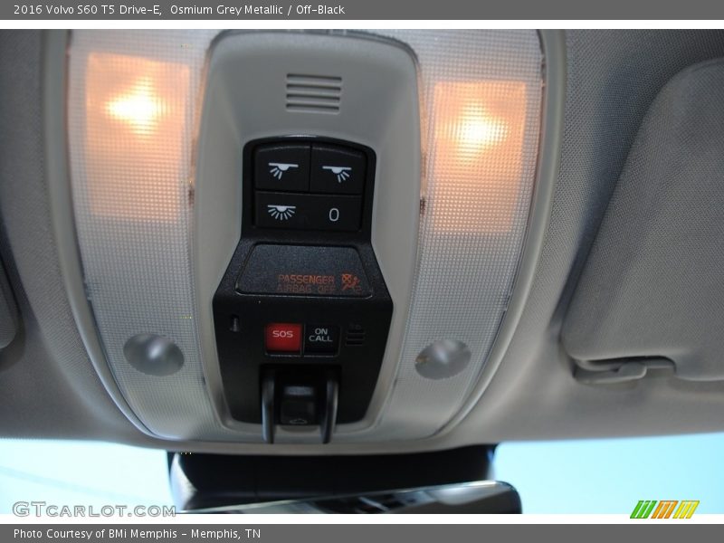 Osmium Grey Metallic / Off-Black 2016 Volvo S60 T5 Drive-E