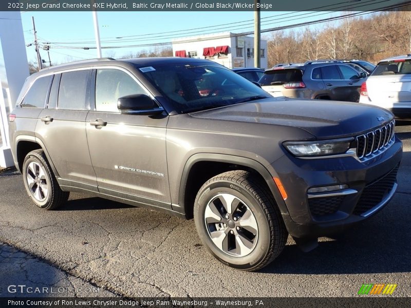 Baltic Gray Metallic / Global Black/Wicker Beige 2022 Jeep Grand Cherokee 4XE Hybrid