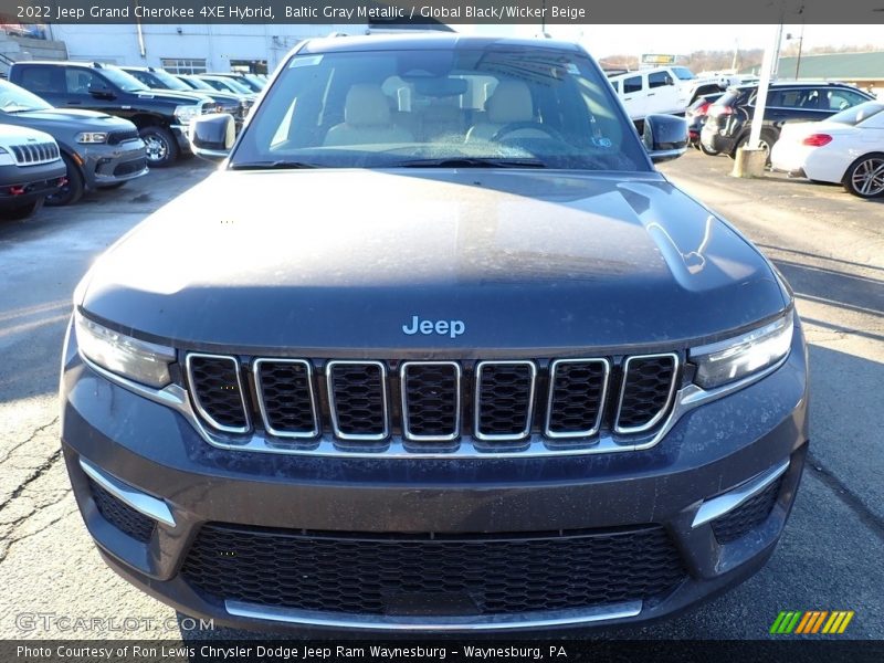 Baltic Gray Metallic / Global Black/Wicker Beige 2022 Jeep Grand Cherokee 4XE Hybrid