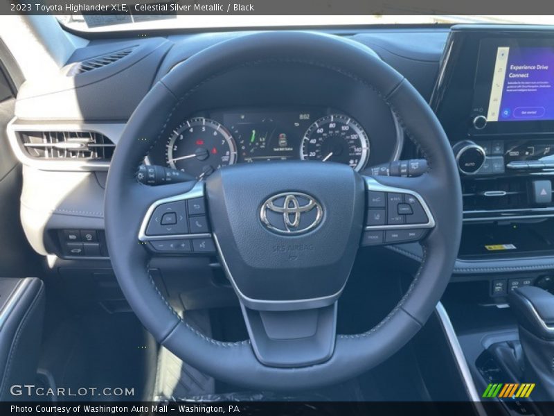 Celestial Silver Metallic / Black 2023 Toyota Highlander XLE