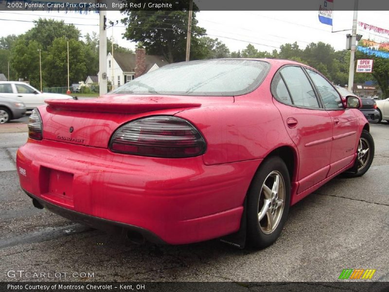 Bright Red / Graphite 2002 Pontiac Grand Prix GT Sedan