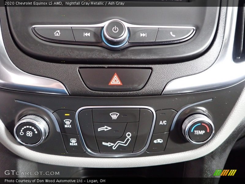 Nightfall Gray Metallic / Ash Gray 2020 Chevrolet Equinox LS AWD