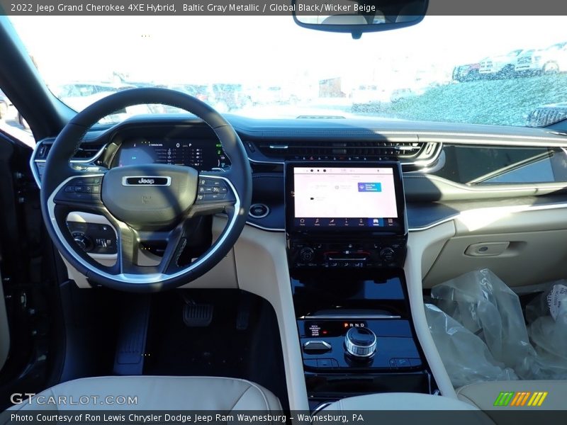 Baltic Gray Metallic / Global Black/Wicker Beige 2022 Jeep Grand Cherokee 4XE Hybrid
