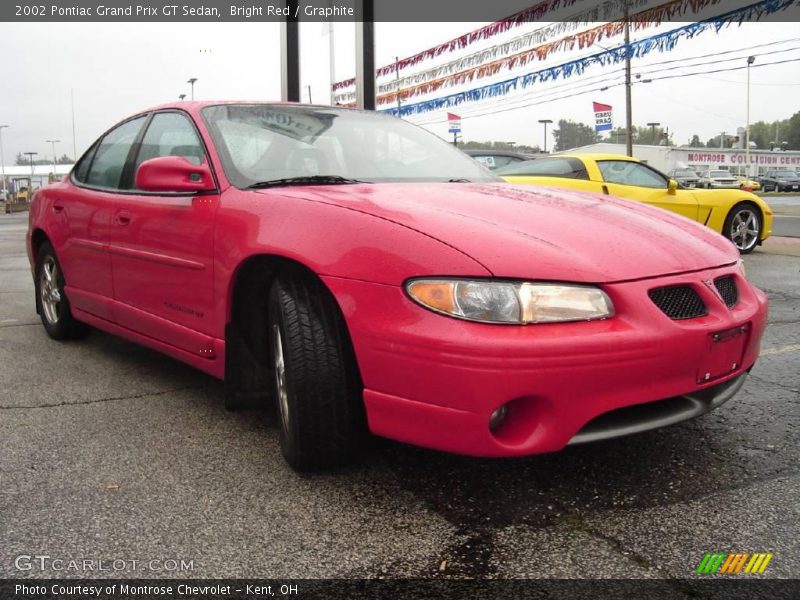 Bright Red / Graphite 2002 Pontiac Grand Prix GT Sedan