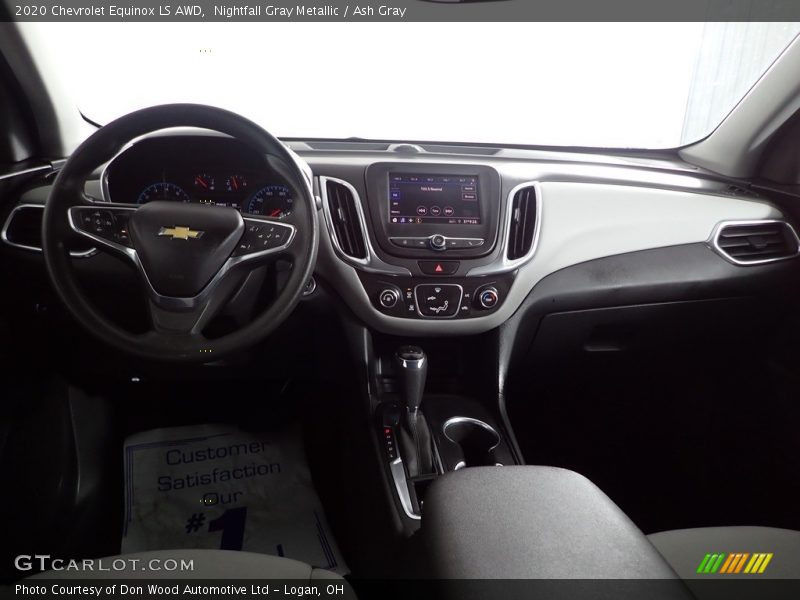 Nightfall Gray Metallic / Ash Gray 2020 Chevrolet Equinox LS AWD