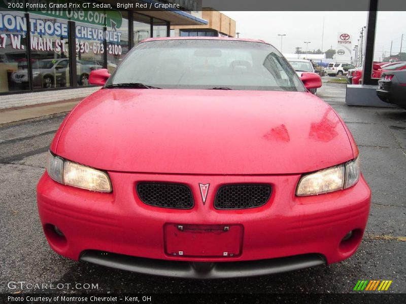 Bright Red / Graphite 2002 Pontiac Grand Prix GT Sedan