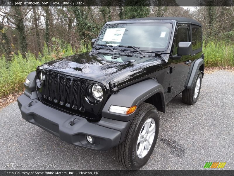 Black / Black 2023 Jeep Wrangler Sport S 4x4