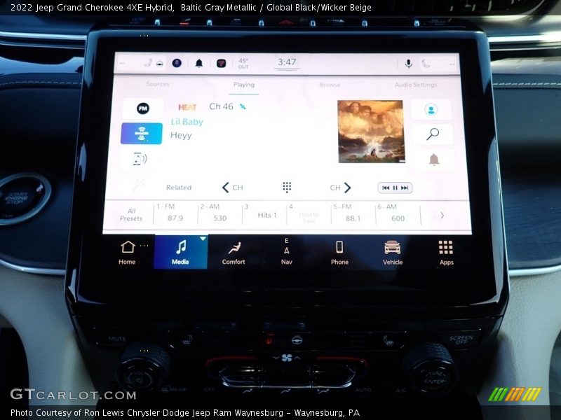 Baltic Gray Metallic / Global Black/Wicker Beige 2022 Jeep Grand Cherokee 4XE Hybrid