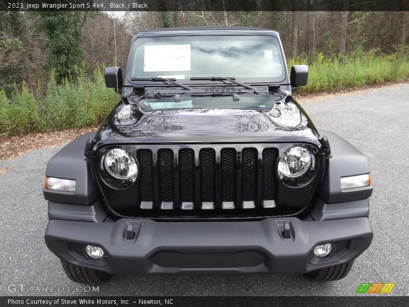 Black / Black 2023 Jeep Wrangler Sport S 4x4