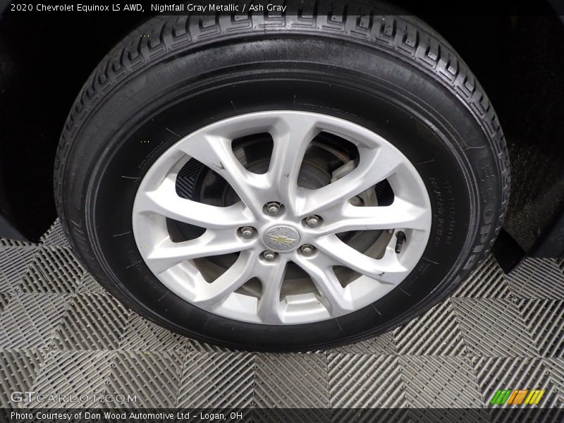Nightfall Gray Metallic / Ash Gray 2020 Chevrolet Equinox LS AWD