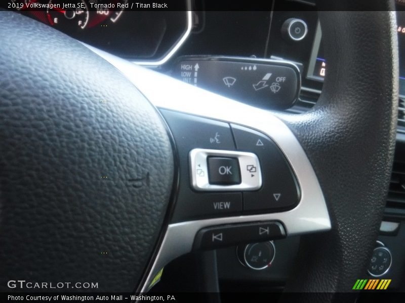 Tornado Red / Titan Black 2019 Volkswagen Jetta SE