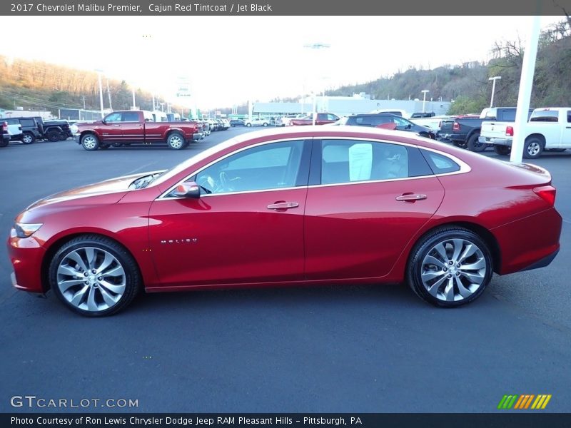 Cajun Red Tintcoat / Jet Black 2017 Chevrolet Malibu Premier