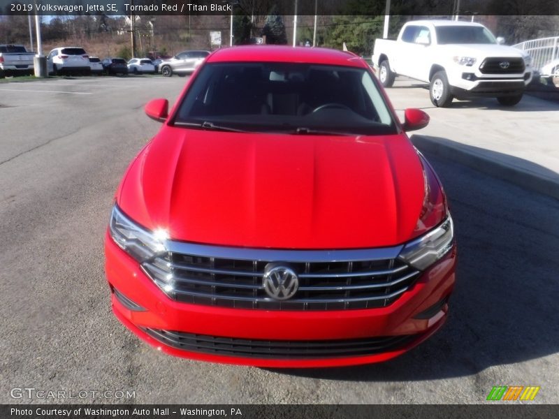 Tornado Red / Titan Black 2019 Volkswagen Jetta SE