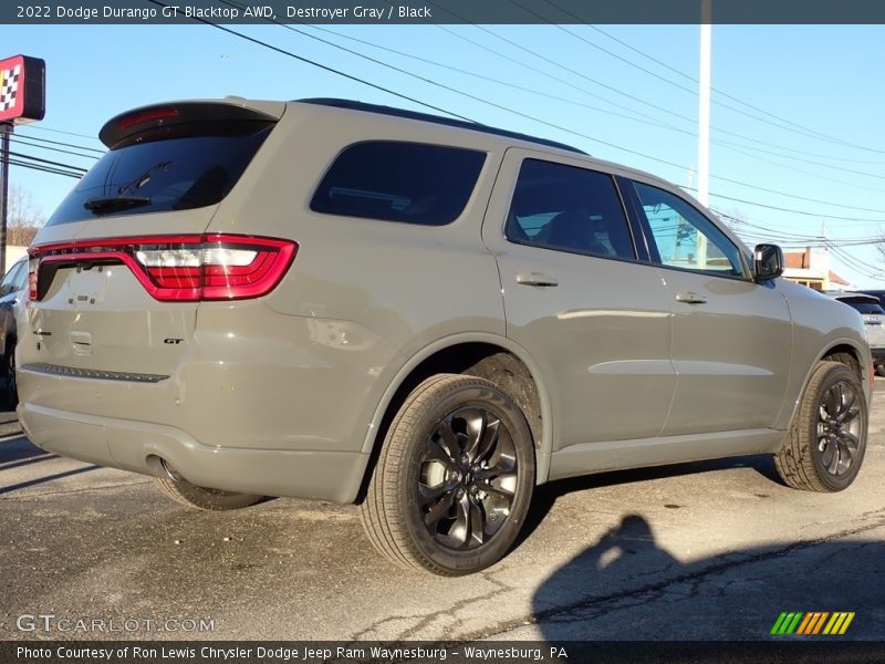 Destroyer Gray / Black 2022 Dodge Durango GT Blacktop AWD