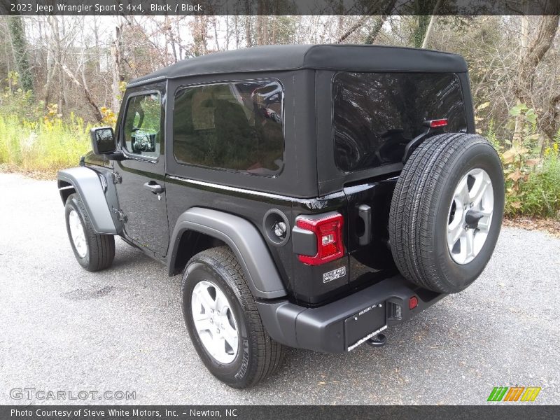 Black / Black 2023 Jeep Wrangler Sport S 4x4