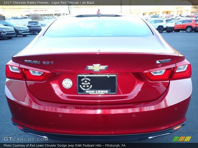Cajun Red Tintcoat / Jet Black 2017 Chevrolet Malibu Premier