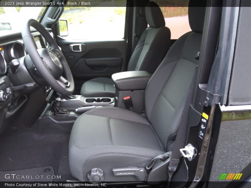 Front Seat of 2023 Wrangler Sport S 4x4