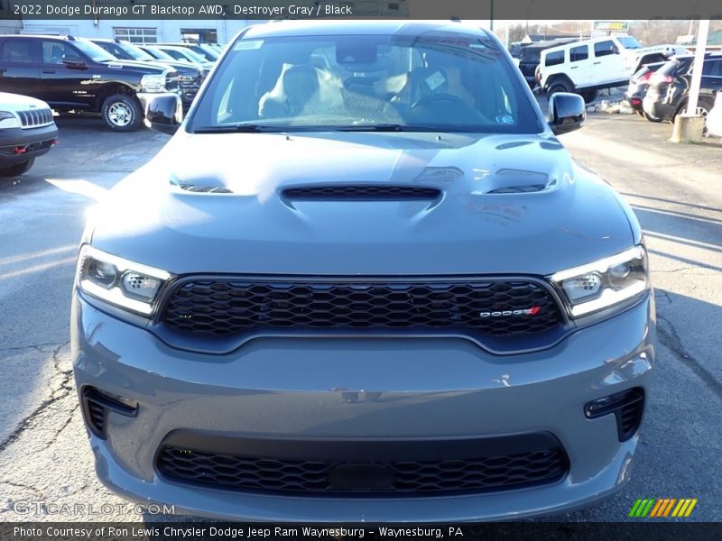 Destroyer Gray / Black 2022 Dodge Durango GT Blacktop AWD