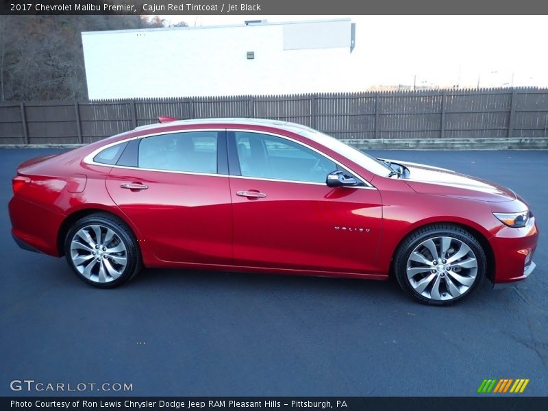 Cajun Red Tintcoat / Jet Black 2017 Chevrolet Malibu Premier