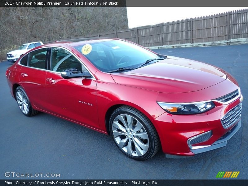 Cajun Red Tintcoat / Jet Black 2017 Chevrolet Malibu Premier