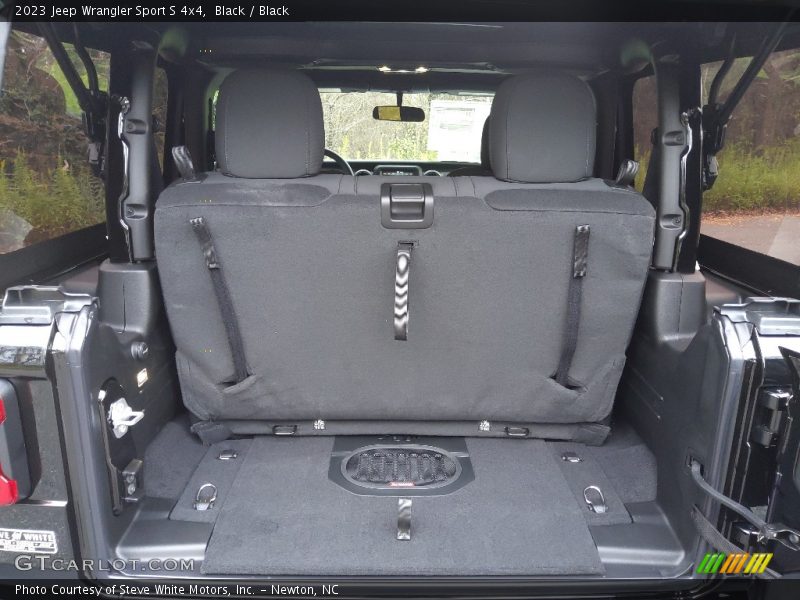 Rear Seat of 2023 Wrangler Sport S 4x4