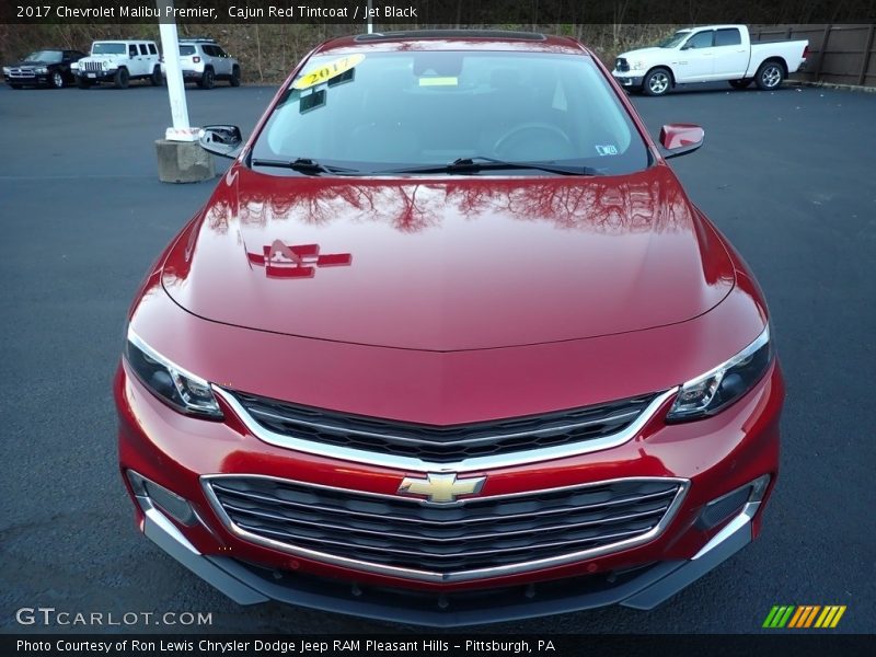 Cajun Red Tintcoat / Jet Black 2017 Chevrolet Malibu Premier
