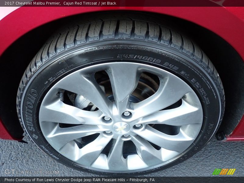 Cajun Red Tintcoat / Jet Black 2017 Chevrolet Malibu Premier