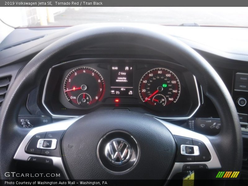 Tornado Red / Titan Black 2019 Volkswagen Jetta SE