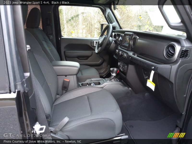 Front Seat of 2023 Wrangler Sport S 4x4