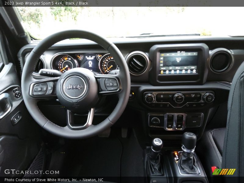 Dashboard of 2023 Wrangler Sport S 4x4