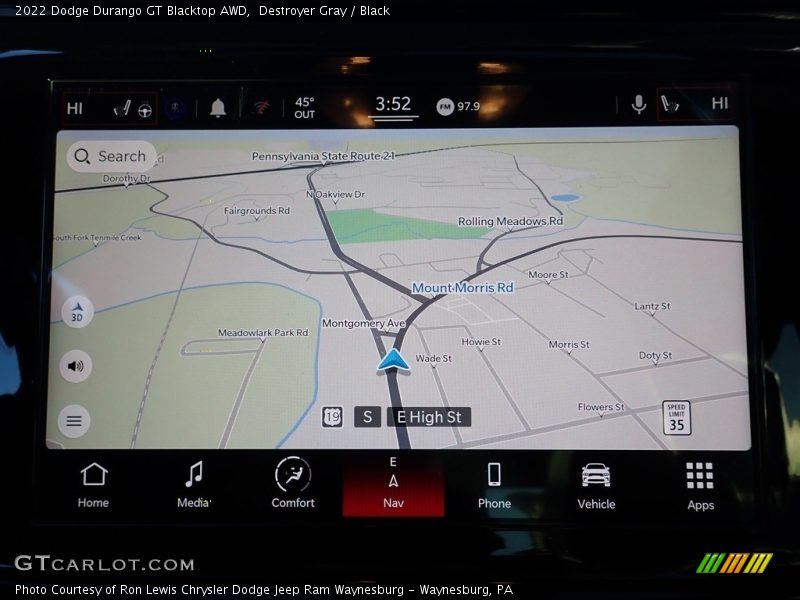 Destroyer Gray / Black 2022 Dodge Durango GT Blacktop AWD