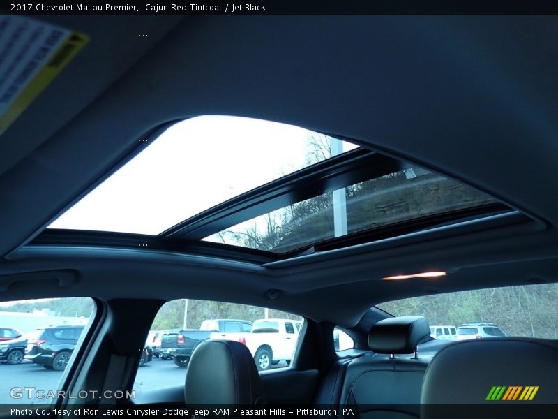 Cajun Red Tintcoat / Jet Black 2017 Chevrolet Malibu Premier