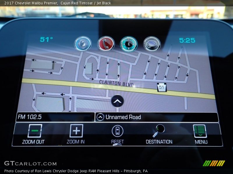 Cajun Red Tintcoat / Jet Black 2017 Chevrolet Malibu Premier
