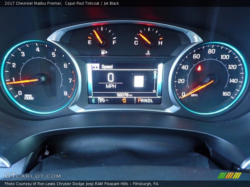 Cajun Red Tintcoat / Jet Black 2017 Chevrolet Malibu Premier