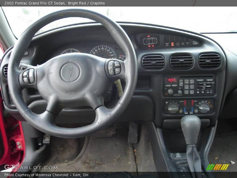 Bright Red / Graphite 2002 Pontiac Grand Prix GT Sedan